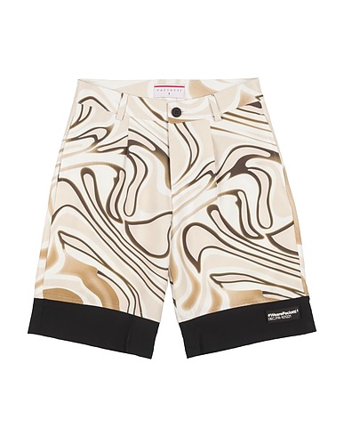 PACIOTTI Shorts & Bermuda Beige 88% Polyester, 12% Elastane