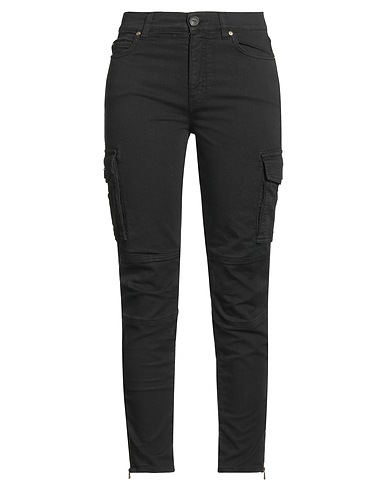 PINKO Casual trouser DENIM Black 98% Cotton, 2% Elastane