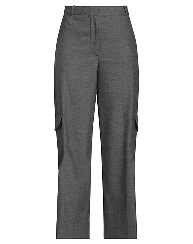 LES COYOTES DE PARIS Casual pants Lead 59% Polyester, 24% Wool, 15% Viscose, 2% Elastane