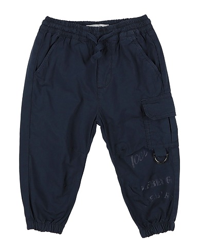 ICEBERG Casual trouser Navy blue 97% Cotton, 3% Elastane