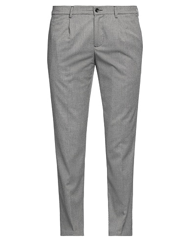 DANIELE ALESSANDRINI HOMME Casual trouser Black 63% Polyester, 34% Viscose, 3% Elastane