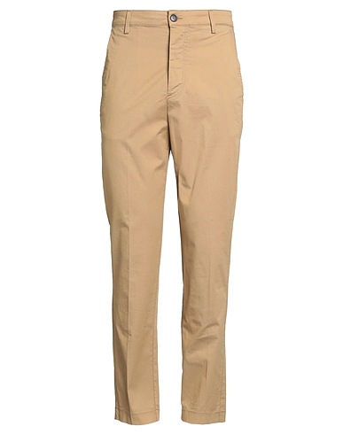 BRIAN DALES Casual pants Camel 97% Cotton, 3% Elastane