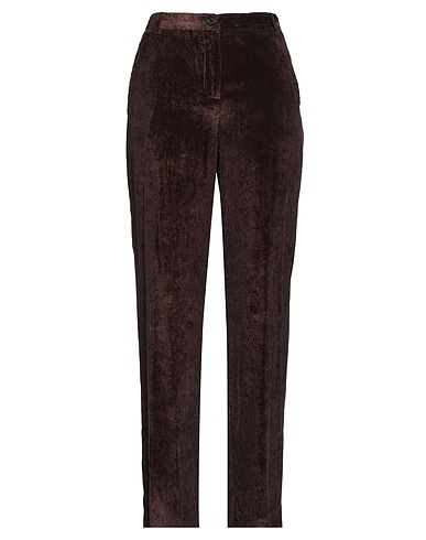 GRIFONI Casual trouser Dark brown 100% Viscose