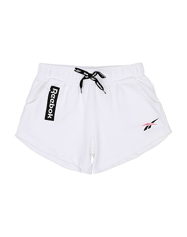 REEBOK Shorts & Bermuda White 70% Cotton, 26% Polyester, 4% Elastane