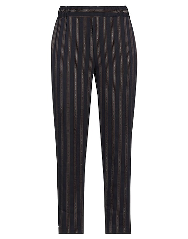 OTTOD'AME Casual pants BLU NOTTE 74% Viscose, 14% Wool, 11% Acetate, 1% Lurex®