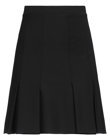 PATOU ミニスカート ブラック ウール 97% / ポリウレタン 3%