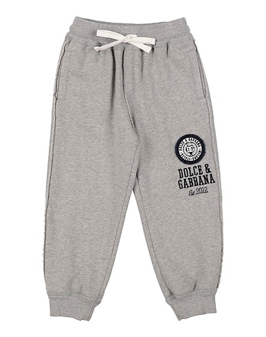 DOLCE&GABBANA Casual pants Grey 100% Cotton, Elastane, Viscose, Wool, Polyester