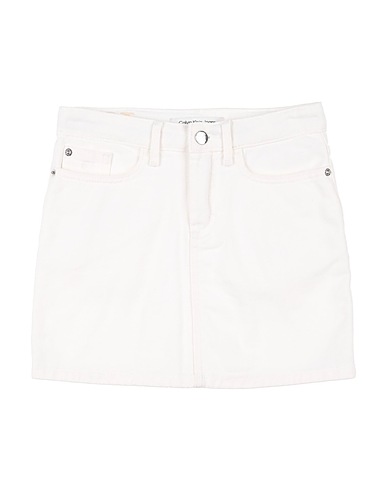 CALVIN KLEIN JEANS Skirt White 100% Cotton