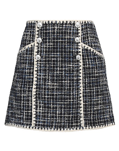 VERONICA BEARD Mini skirt Navy blue 52% Cotton, 48% Polyester