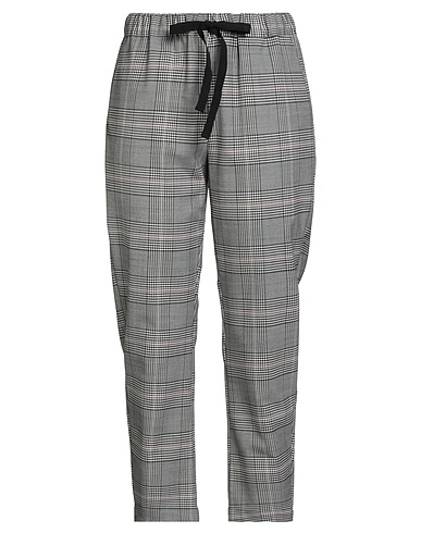SEMICOUTURE Pantalone Nero 54% Poliestere, 44% Lana Vergine, 2% Elastan