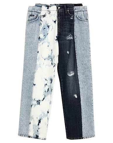 DOLCE&GABBANA Denim trousers Blue 100% Cotton
