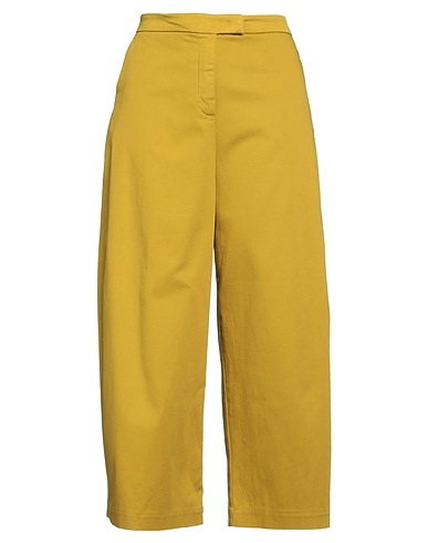 MYTHS Casual trouser Lime green 97% Cotton, 3% Elastane