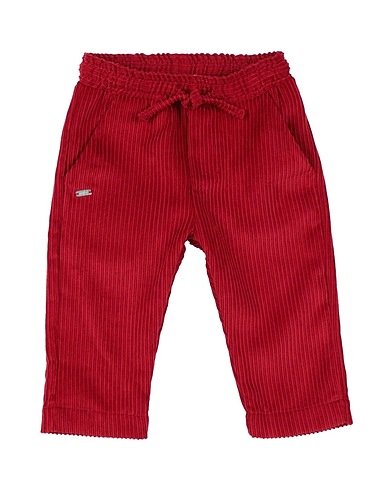 LE BEBÉ Casual pants Red 98% Cotton, 2% Elastane