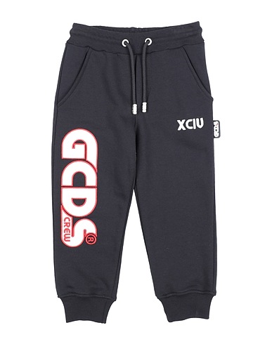 GCDS MINI Casual pants Black 100% Cotton