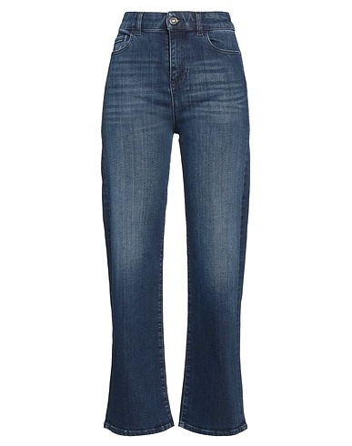 EMPORIO ARMANI Denim trousers Blue 98% Cotton, 2% Elastane