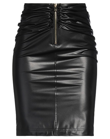 PINKO Mini skirt Black 95% Polyester, 5% Elastane, Polyurethane