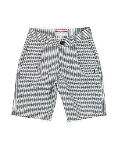 PACIOTTI Shorts & Bermuda Navy 46% Linen, 33% Polyester, 21% Cotton