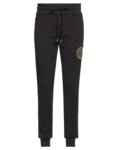 VERSACE JEANS COUTURE Activewear Black 100% Cotton, Elastane