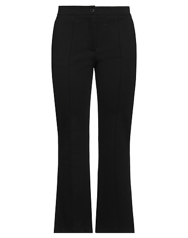 VICTORIA C. Casual pants Black 64% Viscose, 31% Polyamide, 5% Elastane