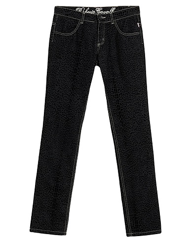 ROBERTO CAVALLI JUNIOR Pantaloni jeans ANGELS Nero 100% Cotone