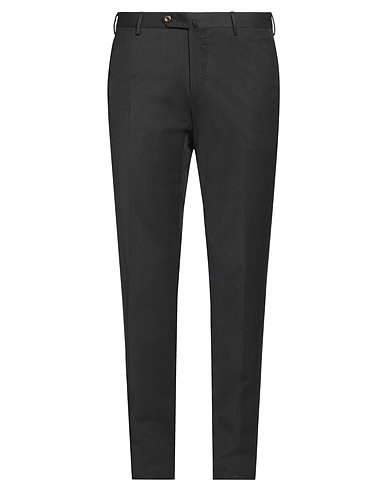 PT Torino Casual trouser Black 54% Polyester, 44% Wool, 2% Elastane