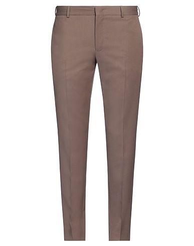 PT Torino Casual trouser Taupe 54% Polyester, 44% Wool, 2% Elastane