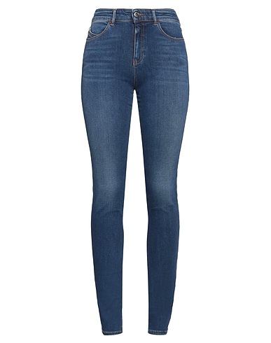 EMPORIO ARMANI Denim pants Blue 77% Cotton, 10% Lyocell, 9% Elastomultiester, 4% Elastane