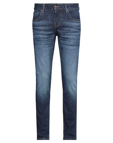 GUESS Pantalon en jean Bleu 99% Coton, 1% Élasthanne