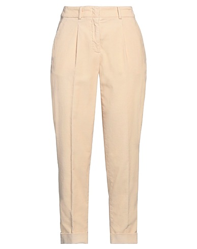 PESERICO Casual pants EASY Beige 98% Cotton, 2% Elastane