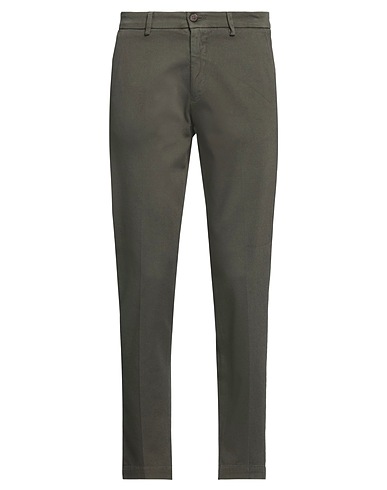 LIU •JO MAN Casual pants Military green 97% Cotton, 3% Elastane