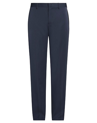 LANVIN Casual pants Navy 56% Acetate, 44% Viscose