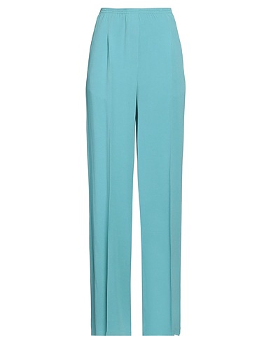 JUCCA Casual trouser Sky blue 71% Acetate, 29% Viscose