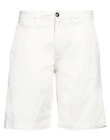 LIU •JO MAN Shorts & Bermuda Ivory 98% Cotton, 2% Elastane