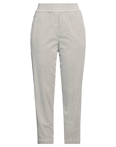 SKILLS & GENES Casual trouser Light grey 98% Cotton, 2% Elastane