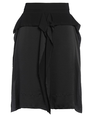 LANVIN Gonna midi Nero 100% Seta