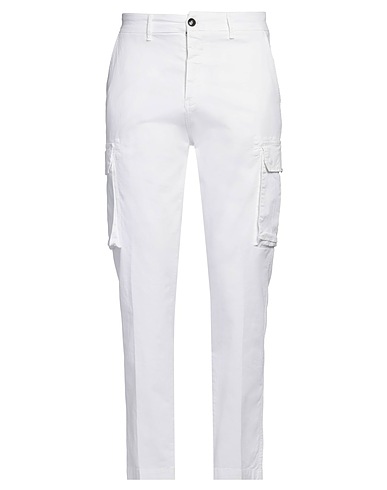 LIU •JO MAN Pantalone Bianco 98% Cotone, 2% Elastan