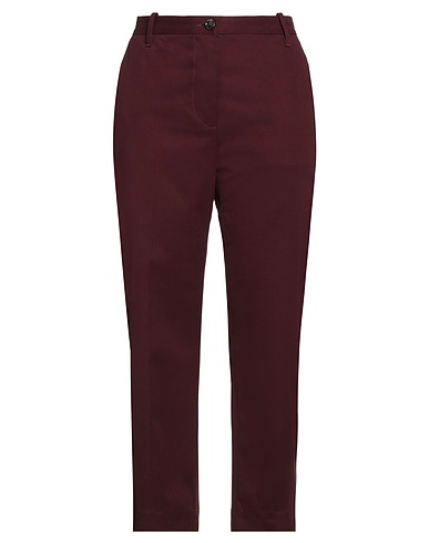 NINE IN THE MORNING Pantalone Prugna 96% Cotone, 4% Elastan
