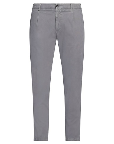 BE ABLE Casual pants Grey 97% Cotton, 3% Elastane