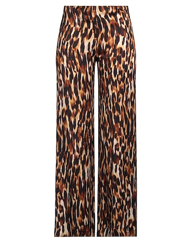 JUCCA Casual trouser Dark brown 100% Viscose