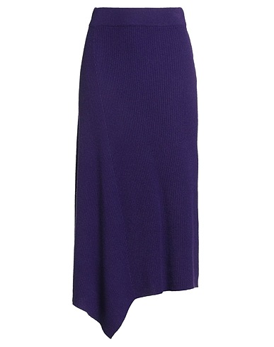 NOTSHY Midi skirt Dark purple 100% Cashmere