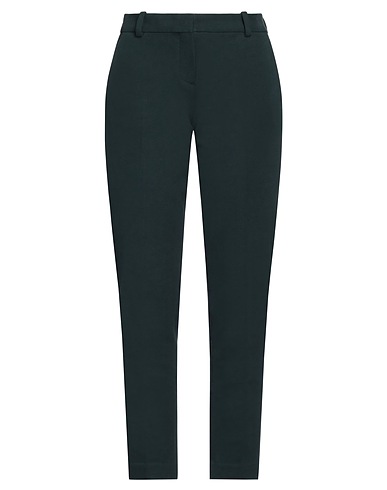 CIRCOLO 1901 Casual trouser Dark green 95% Cotton, 5% Elastane