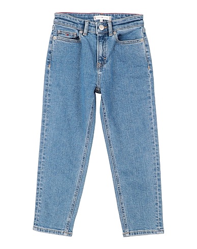 TOMMY HILFIGER Denim trousers Blue 78% Cotton, 20% Recycled cotton, 2% Elastane