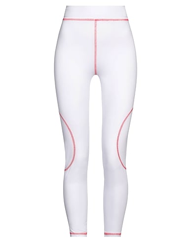 GCDS Leggings White 90% Cotton, 10% Elastane