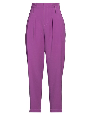 HANITA Casual pants Mauve 97% Polyester, 3% Elastane