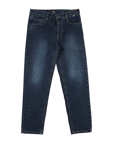 IL GUFO Denim trousers Blue 98% Cotton, 2% Elastane