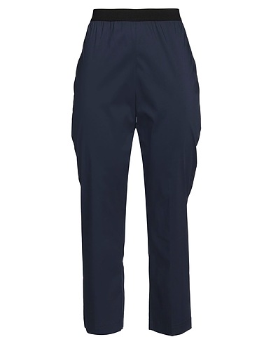 MEIMEIJ Casual trouser Navy blue 71% Cotton, 25% Polyamide, 4% Elastane