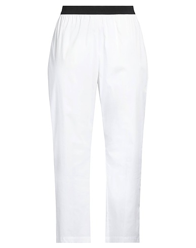 MEIMEIJ Casual trouser White 71% Cotton, 25% Polyamide, 4% Elastane