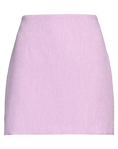 PATRIZIA PEPE Mini skirt Lilac 94% Polyester, 6% Elastane