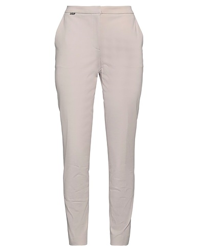 LE TRICOT PERUGIA Casual trouser Beige 93% Cotton, 7% Elastane