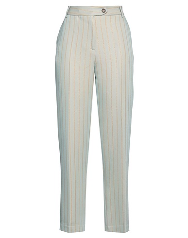 BALIA 8.22 Casual trouser Light green 61% Cotton, 37% Virgin Wool, 1% Polyester, 1% Polyamide